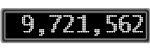 The GaugeControl contains 1 gauge with values: (9,721,519).