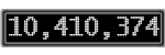 The GaugeControl contains 1 gauge with values: (10,410,313).