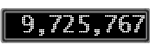 The GaugeControl contains 1 gauge with values: (9,725,433).