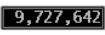 The GaugeControl contains 1 gauge with values: (9,727,383).