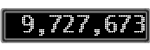 The GaugeControl contains 1 gauge with values: (9,727,129).