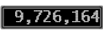 The GaugeControl contains 1 gauge with values: (9,725,535).