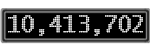 The GaugeControl contains 1 gauge with values: (10,412,048).