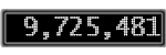 The GaugeControl contains 1 gauge with values: (9,725,462).