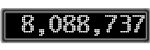 The GaugeControl contains 1 gauge with values: (8,087,845).