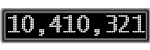 The GaugeControl contains 1 gauge with values: (10,410,339).