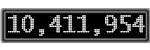 The GaugeControl contains 1 gauge with values: (10,411,969).
