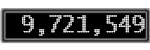 The GaugeControl contains 1 gauge with values: (9,721,519).