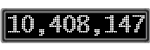 The GaugeControl contains 1 gauge with values: (10,408,032).