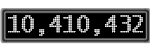 The GaugeControl contains 1 gauge with values: (10,410,320).