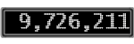 The GaugeControl contains 1 gauge with values: (9,725,926).