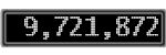 The GaugeControl contains 1 gauge with values: (9,721,573).