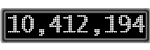 The GaugeControl contains 1 gauge with values: (10,411,342).