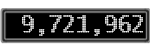 The GaugeControl contains 1 gauge with values: (9,721,607).