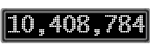 The GaugeControl contains 1 gauge with values: (10,408,260).