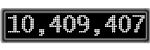 The GaugeControl contains 1 gauge with values: (10,409,004).