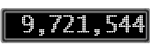 The GaugeControl contains 1 gauge with values: (9,721,519).