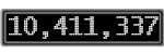 The GaugeControl contains 1 gauge with values: (10,408,113).