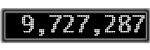 The GaugeControl contains 1 gauge with values: (9,721,996).