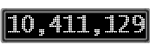 The GaugeControl contains 1 gauge with values: (10,410,489).