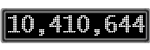 The GaugeControl contains 1 gauge with values: (10,410,528).