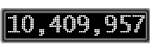 The GaugeControl contains 1 gauge with values: (10,409,786).