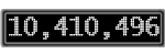 The GaugeControl contains 1 gauge with values: (10,410,703).