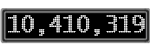 The GaugeControl contains 1 gauge with values: (10,408,058).