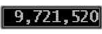 The GaugeControl contains 1 gauge with values: (9,721,518).