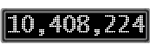 The GaugeControl contains 1 gauge with values: (10,408,063).