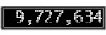 The GaugeControl contains 1 gauge with values: (9,727,085).