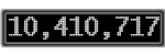 The GaugeControl contains 1 gauge with values: (10,410,750).