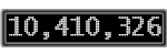 The GaugeControl contains 1 gauge with values: (10,409,929).
