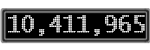 The GaugeControl contains 1 gauge with values: (10,411,309).
