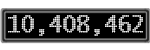 The GaugeControl contains 1 gauge with values: (10,408,290).