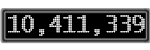 The GaugeControl contains 1 gauge with values: (10,410,889).