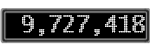 The GaugeControl contains 1 gauge with values: (9,727,085).