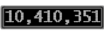 The GaugeControl contains 1 gauge with values: (10,409,929).