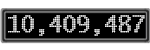 The GaugeControl contains 1 gauge with values: (10,409,493).