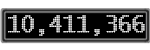 The GaugeControl contains 1 gauge with values: (10,410,873).