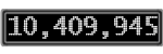 The GaugeControl contains 1 gauge with values: (10,409,786).