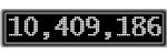 The GaugeControl contains 1 gauge with values: (10,408,257).