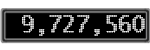 The GaugeControl contains 1 gauge with values: (9,727,085).