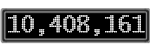 The GaugeControl contains 1 gauge with values: (10,408,032).