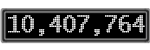The GaugeControl contains 1 gauge with values: (10,407,590).