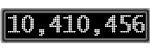 The GaugeControl contains 1 gauge with values: (10,410,318).