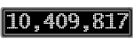 The GaugeControl contains 1 gauge with values: (10,409,788).