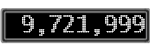 The GaugeControl contains 1 gauge with values: (9,721,830).