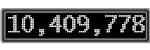 The GaugeControl contains 1 gauge with values: (10,409,490).