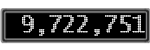 The GaugeControl contains 1 gauge with values: (9,722,009).